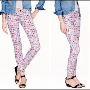 J.CrewToothpick Ankle Matilda Tulip Floral Jeans